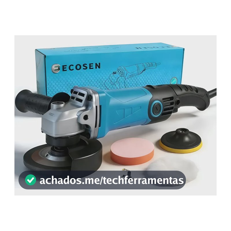 Politriz Lixadeira Esmerilhadeira 6 Velocidades 1150w Azul-aço 110v