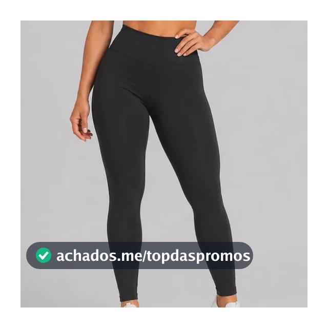 Calça Legging Feminina Cintura Alta Flanelada Treino Fitness
