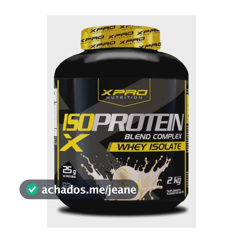 Whey protein XPro Nutrition Iso Blend Complex em pó sabor Baunilha x 2kg