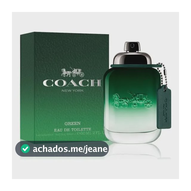 Perfume Coach Green Eau De Toilette Masculino 60ml