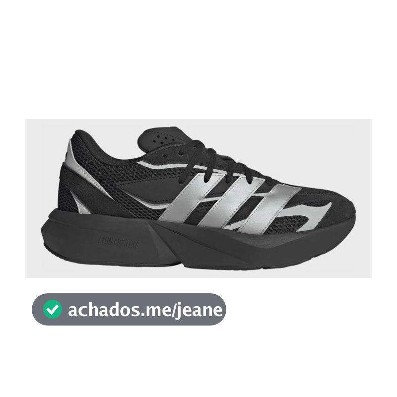 Tênis Masculino Lightblaze adidas Preto Liso 41 Br