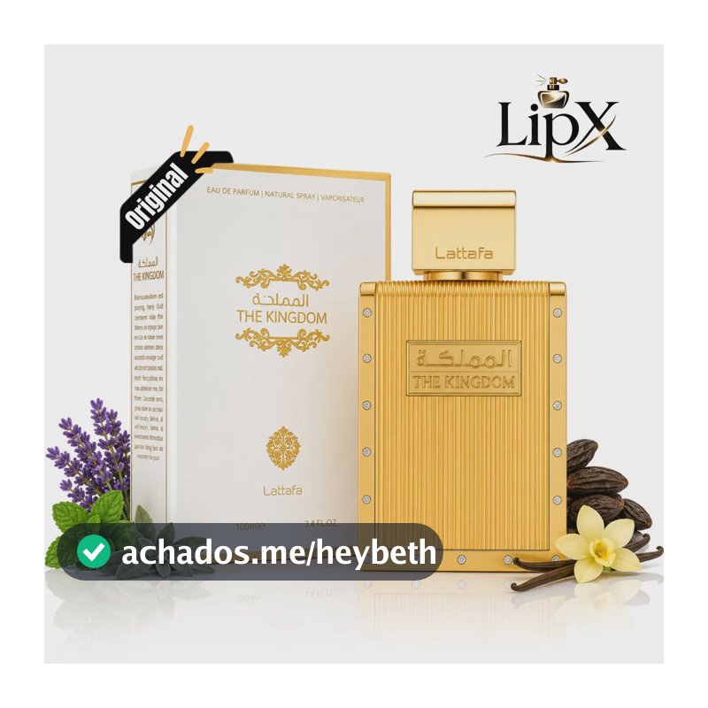 Perfume Árabe The Kingdom Tradicional Masculino 100 Ml