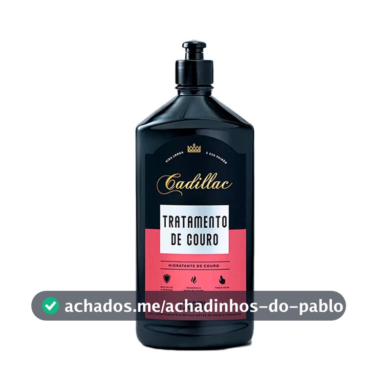 Hidratante De Couro Revitaliza E Protege 200ml Cadillac