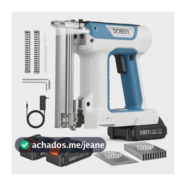 Pinador Elétrico 2 En 1 Recarreg¡vel 2 Baterias Dobevi 127/220v