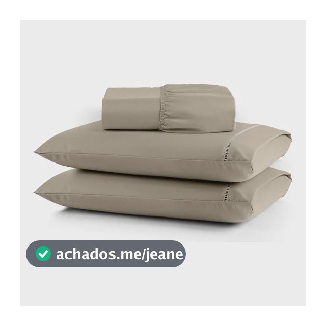 Jogo De Cama 600 Fios 100% Algodão Casal Padrão 3 Peças