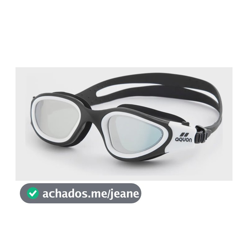 Espelho Antiparras Aquon Spectra Natación Aguas Abiertas Cor Preto