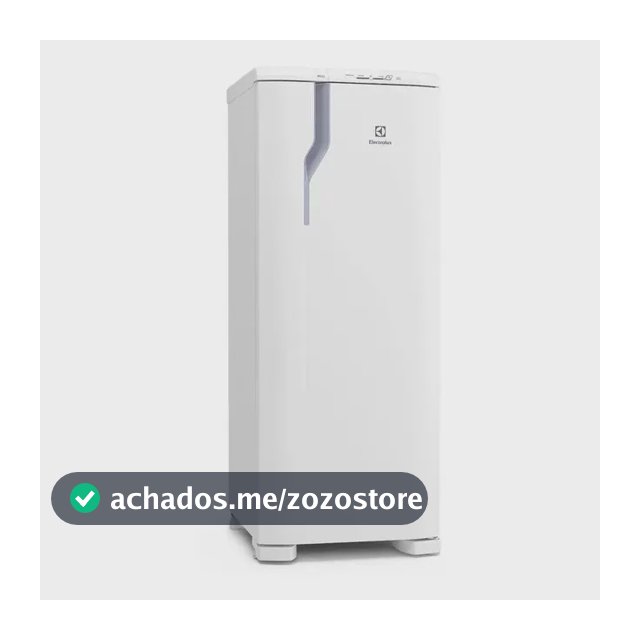 Geladeira Electrolux Cycle Defrost 240L Degelo Prático Uma Porta Branca RE31 127v
