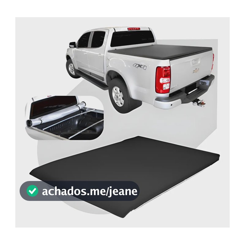 Capota Marítima Trektop S10 Cabine Dupla 2012-2025 Chevrolet Preto