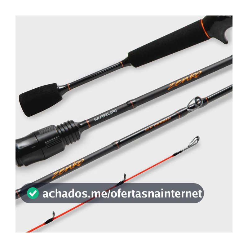Vara Para Carretilha Zenko C1301ml 1,30mts 6-14lbs 1 Parte - Maruri