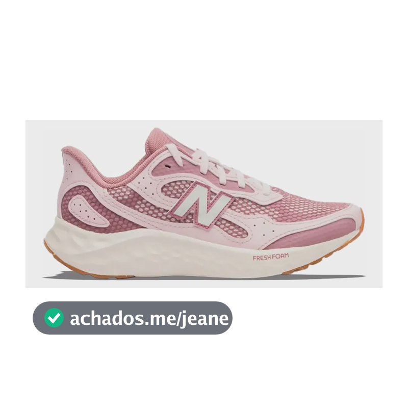 Tênis New Balance Fresh Foam Arishiv4 Rosa Feminino Rosa 39 Br