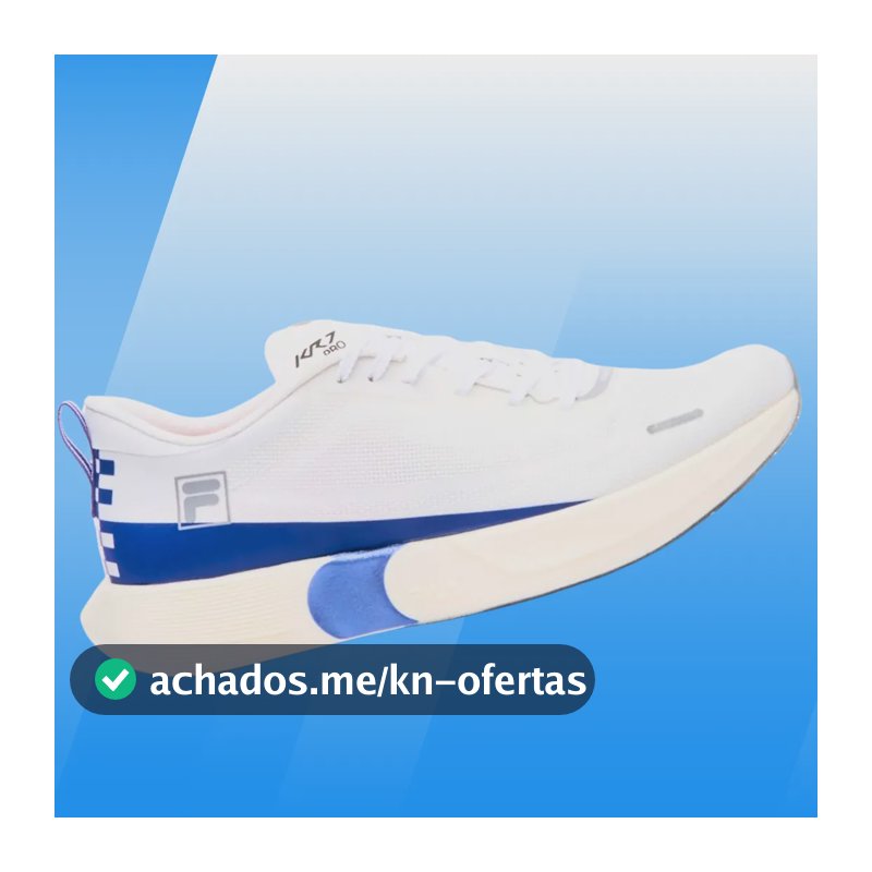 Tênis Fila Kr7 Pro Speed Tech Masculino Placa De Carbono Branco/azul Royal 41 Br