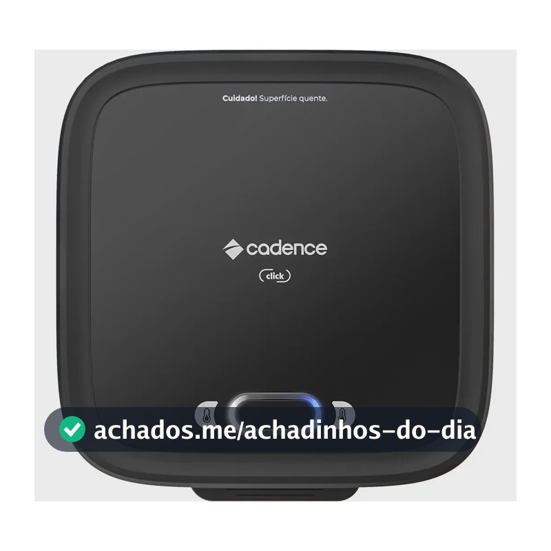 Grill Sanduicheira Cadence SAN400 Elétrica Chapa Misteira Tostex Tostequeira Hambúrguer Click