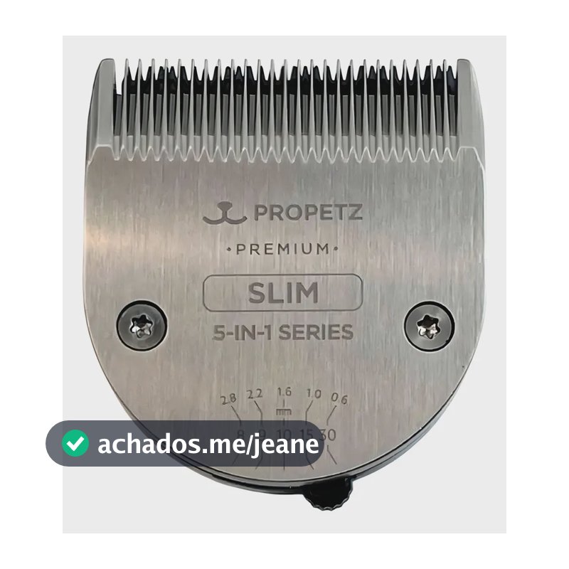 Lâmina De Tosa Slim Inox Regulável N8 A N30 Maquina Pro7 C-Series 5 em 1
