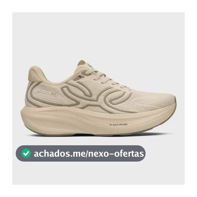 Tênis Feminino De Corrida Corre Max Olympikus Bege 37 Br