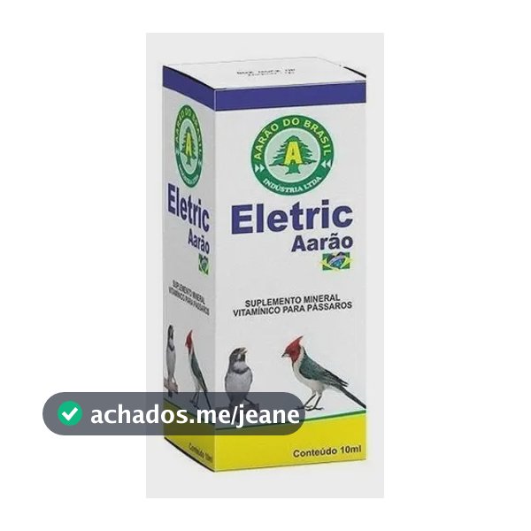 Remédio Avitop Eletric Aarão 10ml para Todas as Espécies de Aves