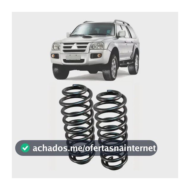 Molas Traseiras Reforçadas Gnv Pajero Sport - Todas