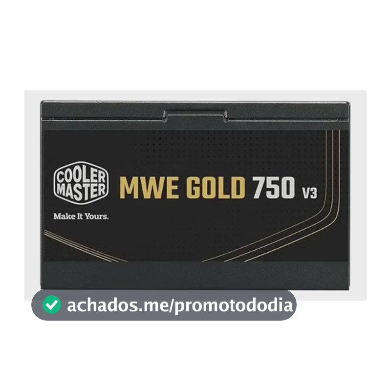 Fonte Cooler Master Atx 3.1 750w Mwe Gold 750 V3 Pfc Ativo 8