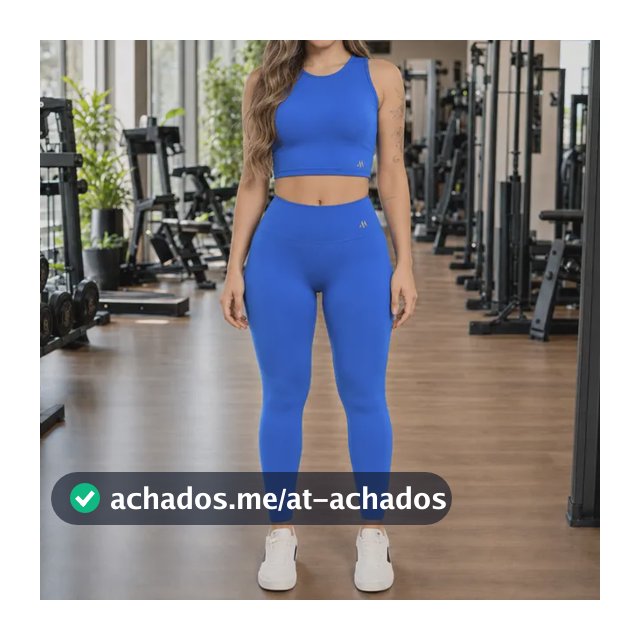 Conjunto Suplex Blackout Zero Transparência Legging E Croppe