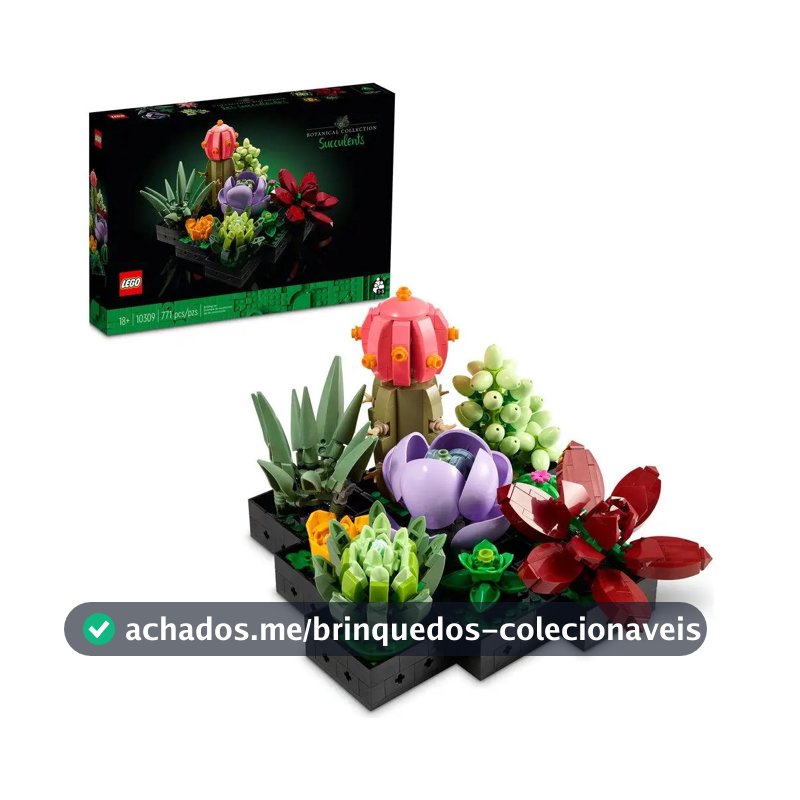 Ícones de Lego - Suculentas (10309) Número de peças 771
