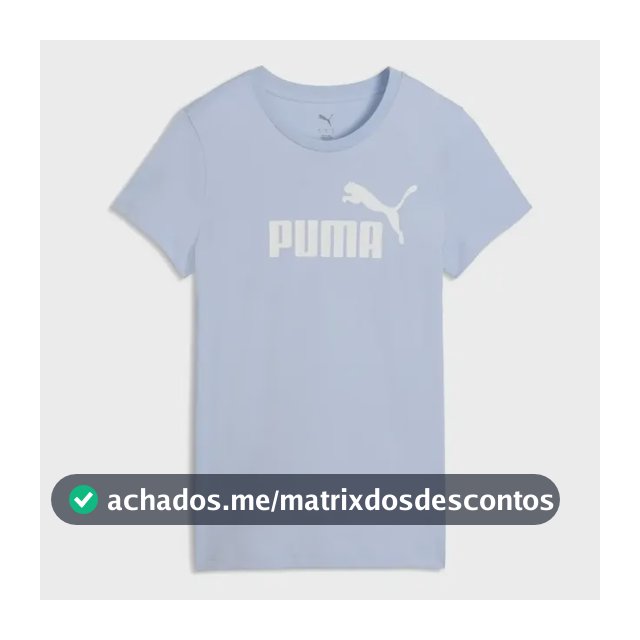 Camiseta Feminina Ess No. 1 Logo Slim Tank Puma Snow Mountain Blue N/a M Liso