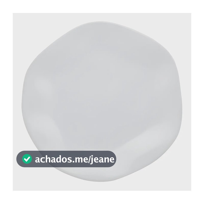 Jogo De 6 Pratos Sobremesa 21,5m Oxford Ryo White Branco Blanca