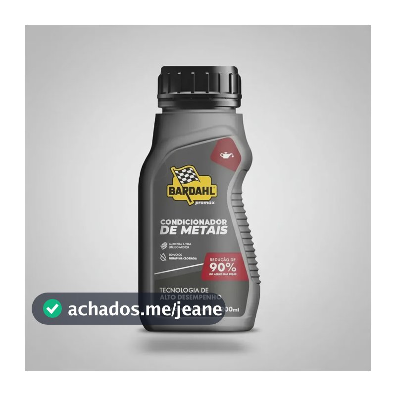 Aditivo Condicionador De Metais Carro Moto Bardahl 200 mL