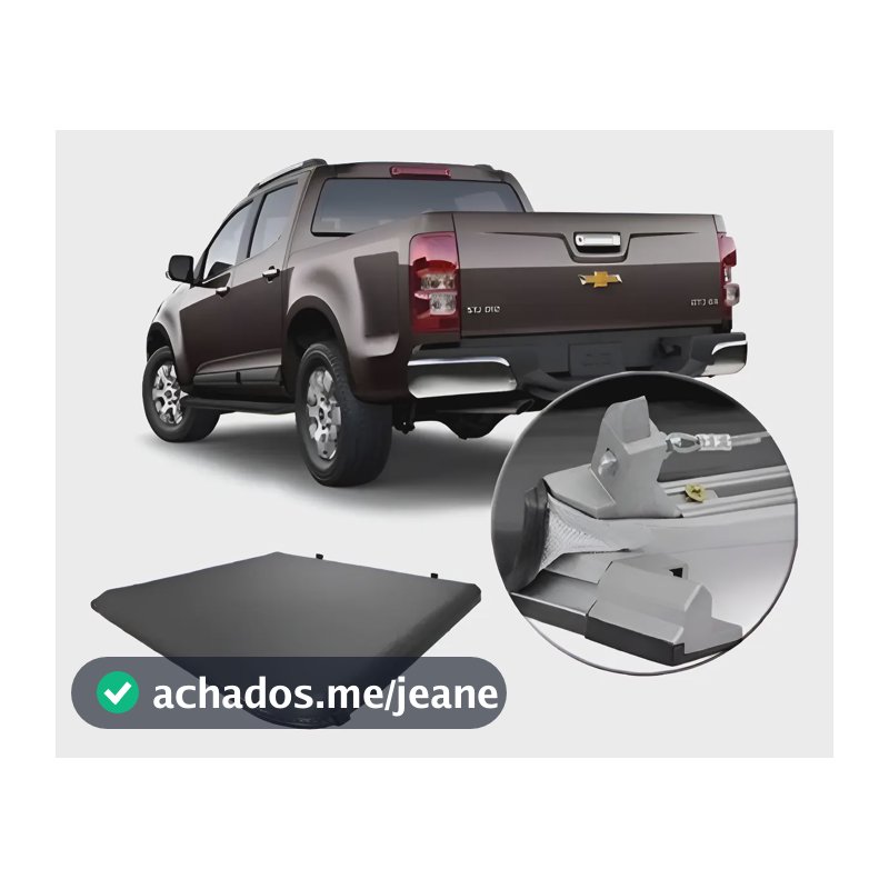 Capota Maritima S10 Cabine Dupla Ltz 2013 2014  Treck  Preto