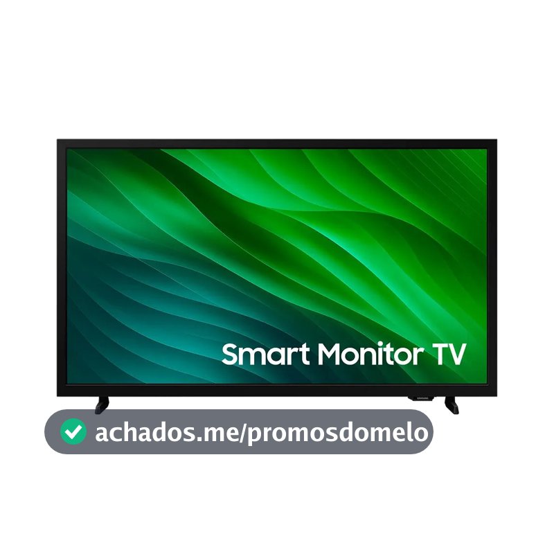 Smart Tv Samsung 32'' Hd Tizen Hdr Wi-fi Hdmi Monitor Bivolt Preta Preto