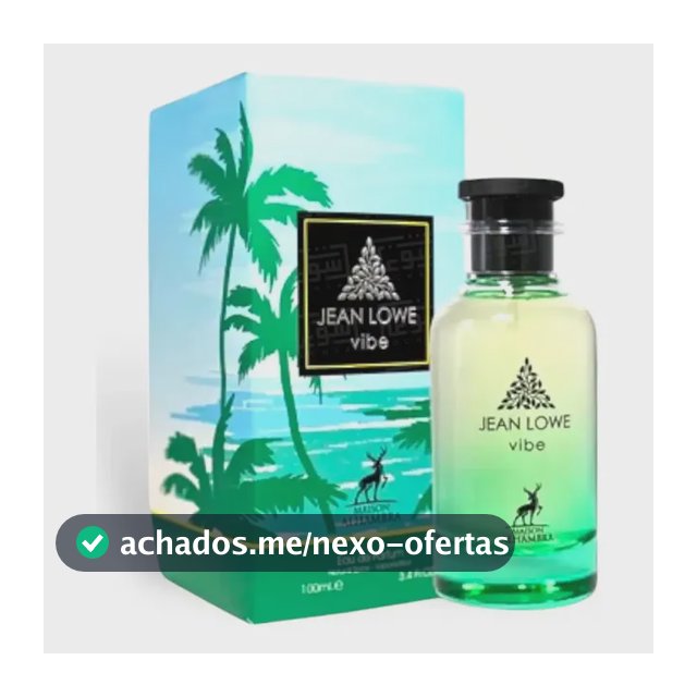 Perfume Árabe Maison Alhambra Jean Lowe Vibe 100ml
