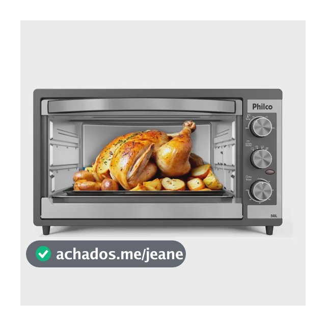 Forno Elétrico Philco 50L Dupla Resistência PFE52P