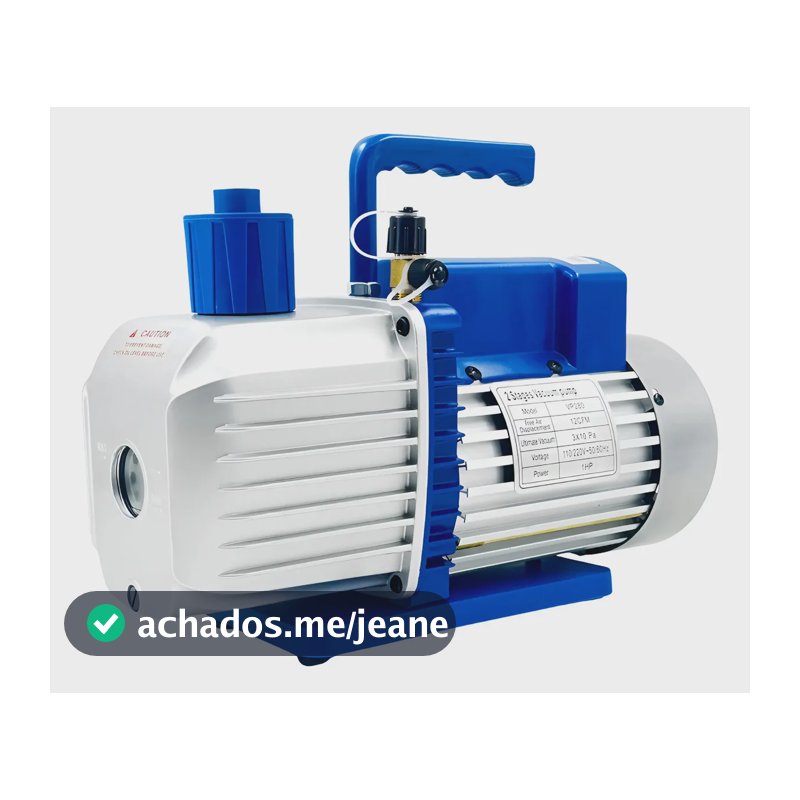 Bomba De Vácuo 12 Cfm Duplo Estágio Bivolt Tipi 340l/min 1hp