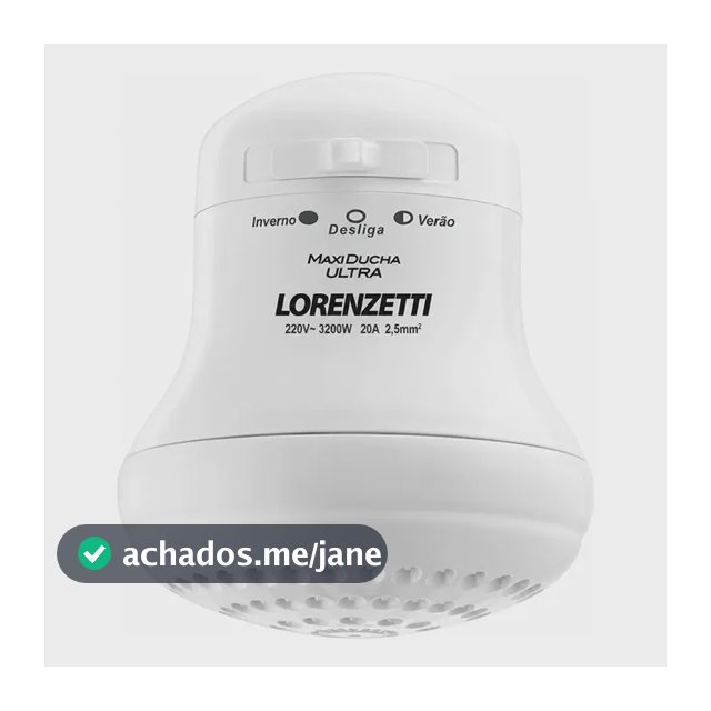 Maxi Ducha Ultra Lorenzetti 127v 3200w Ou 220v 3200w