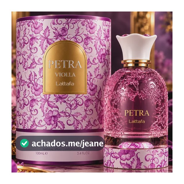 Perfume Petra Viola 100 Ml Edp Original Com Selo Lattafa