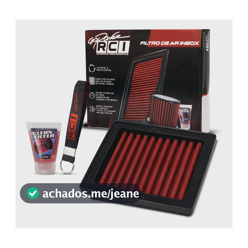 Filtro Esportivo Nxr Bros 125/150/160 2003/23 Xre 190 16/23