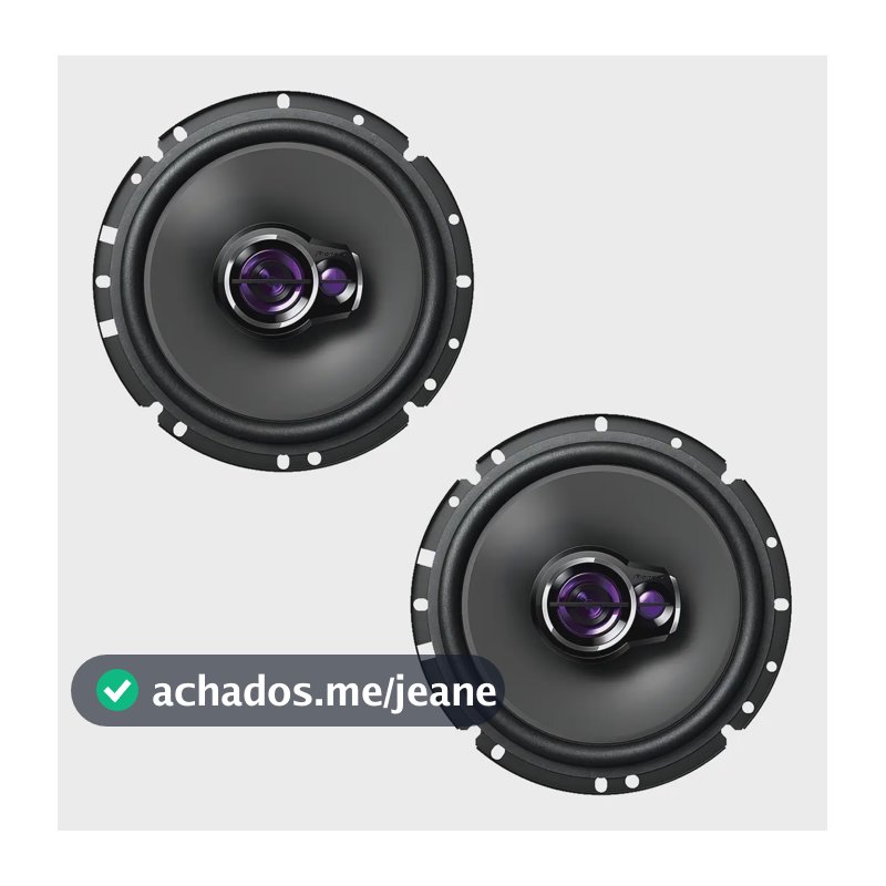 Par Alto Falante Pioneer 6 Polegadas 100w Triaxial Ts1760br