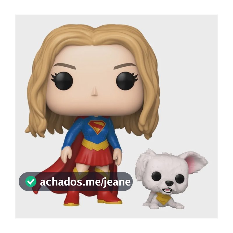 Boneco Funko Dc Supergirl E Krypto 12963