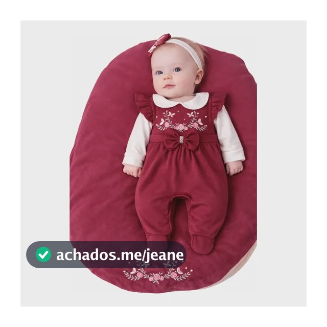 Saída Maternidade Menina Aurora 04 Peças Roupas De Bebê