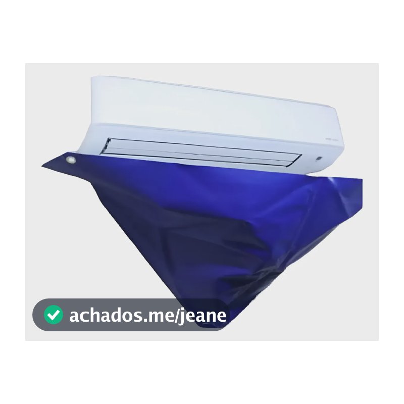 Bolsa Coletora Limpeza Ar Condicionad. Split 7 A 30 Mil Btus Azul