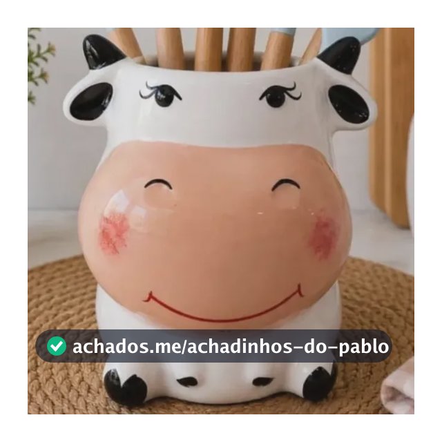 Vaquinha De Cerãmica Enfeite Decoração De Cozinha Casa Luxo Branco