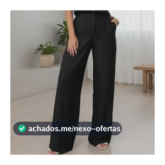 Conjunto Calça Elastico Regata Feminino Alfaiataria Verão