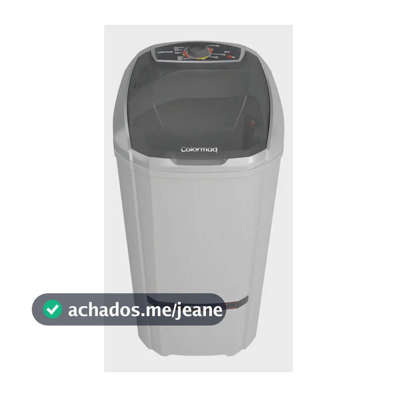 Tanquinho Colormaq 15kg Prateado