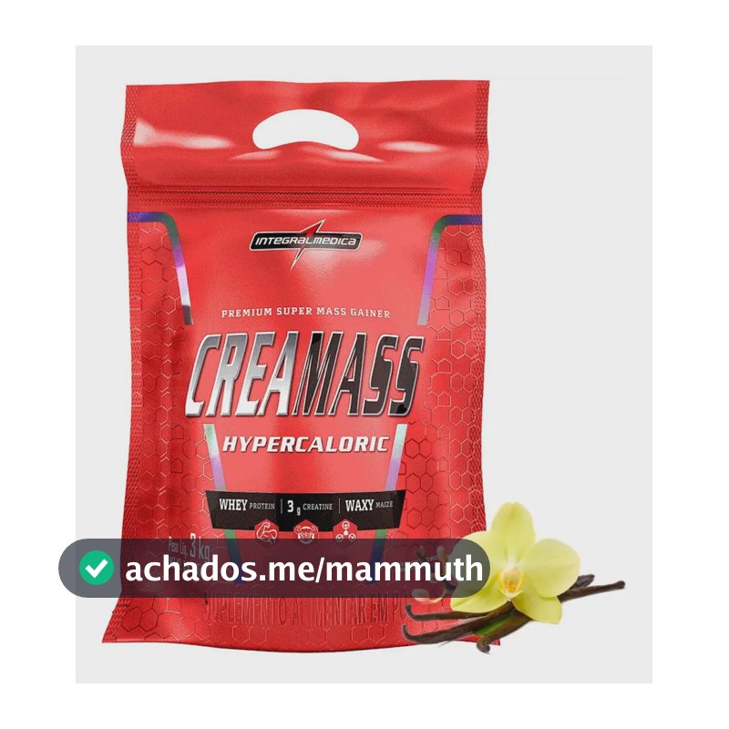Creamass Hipercalórico Integralmédica (3kg) Sabor Baunilha