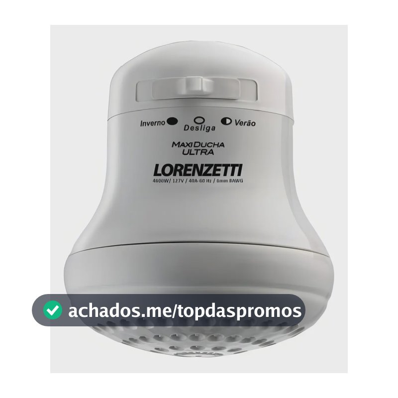 Chuveiro Elétrico De Parede Lorenzetti Maxi Ducha 5500w
