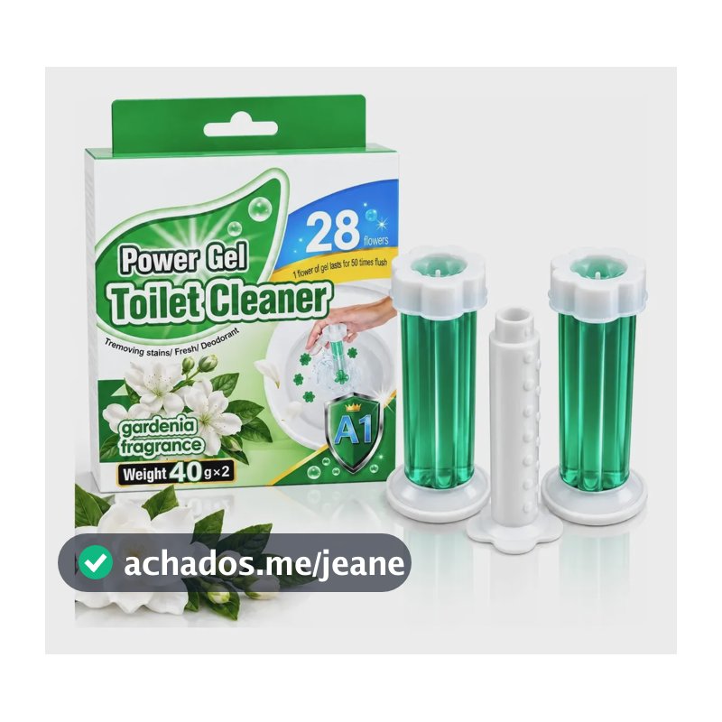 Gel Adesivo Sanitário Perfumado Power Clean 28 Aplicações Gardenia