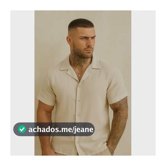 Camisa Masculina De Linho Exclusiva
