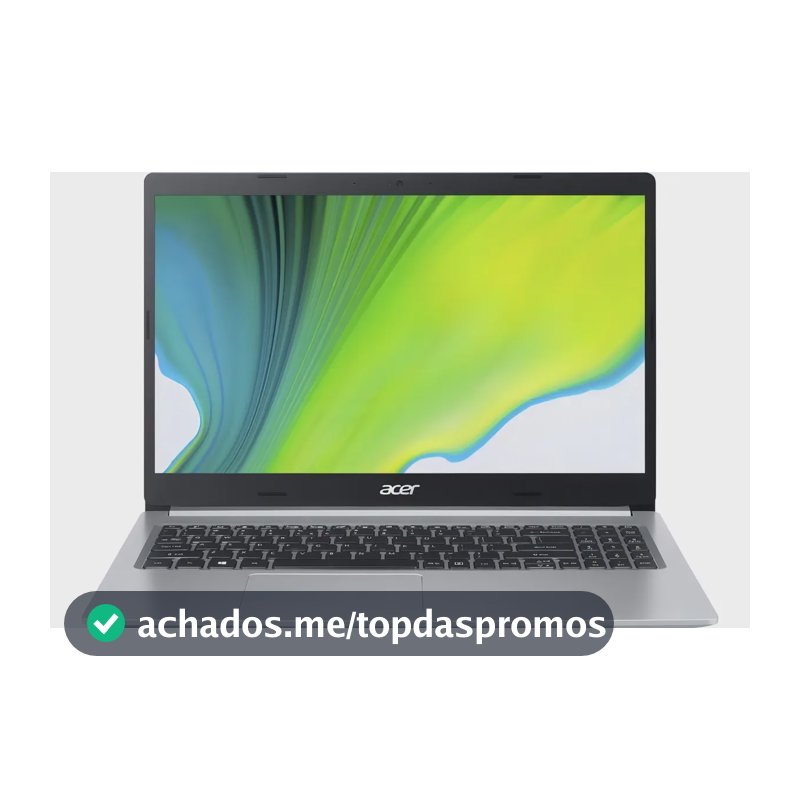 Notebook Acer Aspire 5 A515-45-R2A3 AMD Ryzen 5 5500U Windows 11 Home 8GB 512GB SSD 15,6' Full HD