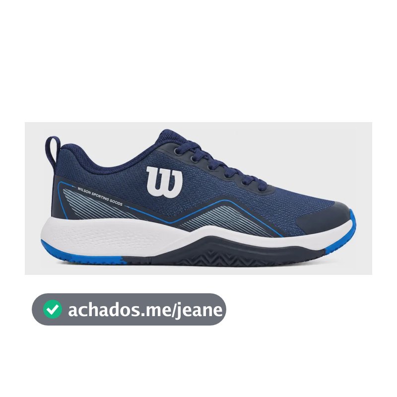 Tênis Wilson All Court Unissex Original Para Jogar Tennis Marinho/branco 39