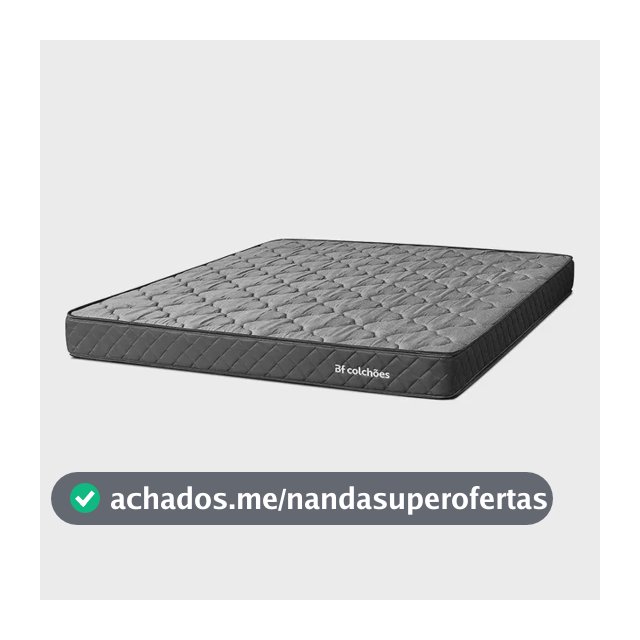 Colchão King Ortopédico Espuma D45 Extra Firme 17x193x203cm BF Colchões