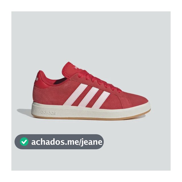 Tênis Feminino Grand Court Base 00s adidas Betsca/clpink/owhite Liso 37 Br
