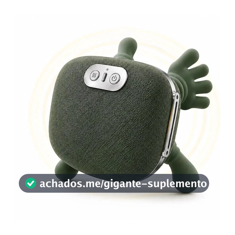 Masageador Maozinha Com Aquecimento Portátil Recarregável USB-C Profunda Tedy cc